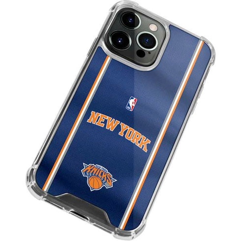 NBA New York Knicks Jersey iPhone 14 Pro Clear Case